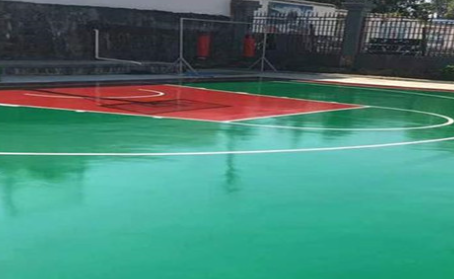 台州篮球场翻新地面